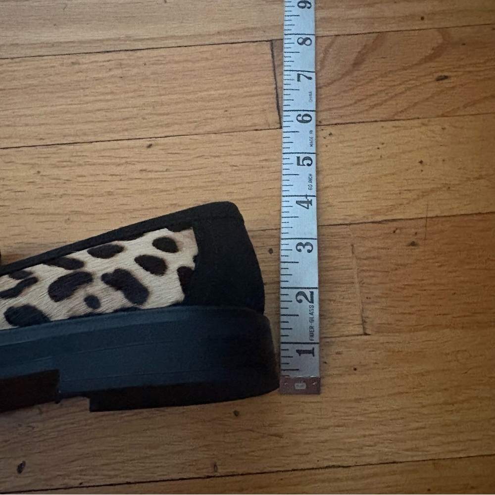 Me Too Leather Leopard Loafers Size 7 - Picture 2 of 6